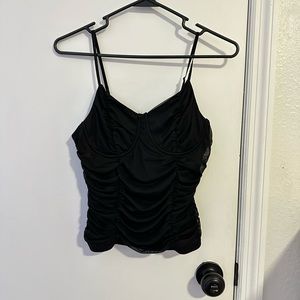 mesh crop tank